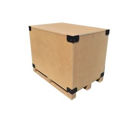 Caja automontable madera